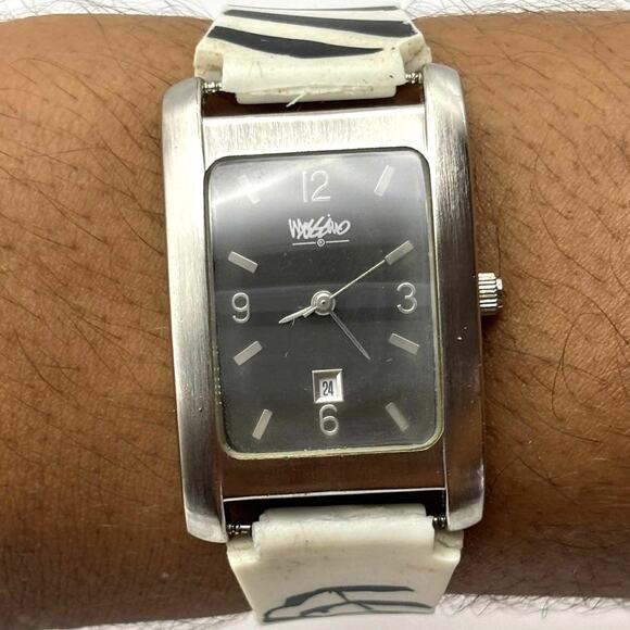 Silver Zebra Mossimo Men's Watch - Picture 2 of 5